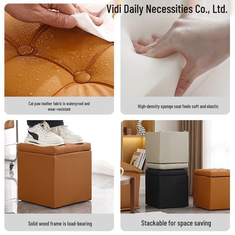 Multifunktionaler Aufbewahrungshocker: Schlafzimmer, Wohnzimmer, Schuhwechsel, Ankleidezimmer Sitz