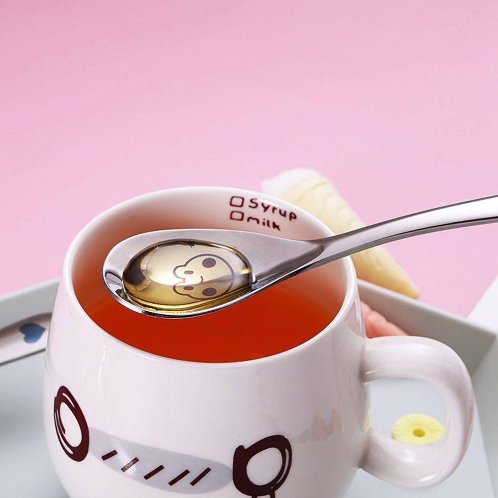 Dinnerware Tea Spoon 304 Stainless Steel Cartoon Spoon Cute Coffee Spoon