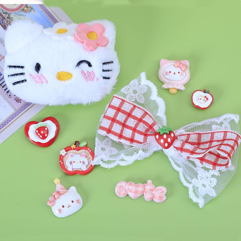 Xiaohongshu-Style Shoe and Hair Accessories: Hole Shoes Decorations, Hair Clips, Ties, Refrigerator Magnets