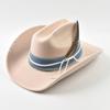 Original Design Vintage Western Cowboy Hat for Men Women Handmade Gentleman Cowgirl Jazz Hats Sombrero Hombre