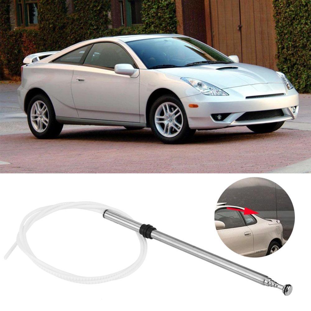 Silver Auto Radio Antenna Mast 8633732200 Car Antenna Replacement  for Toyota MR2