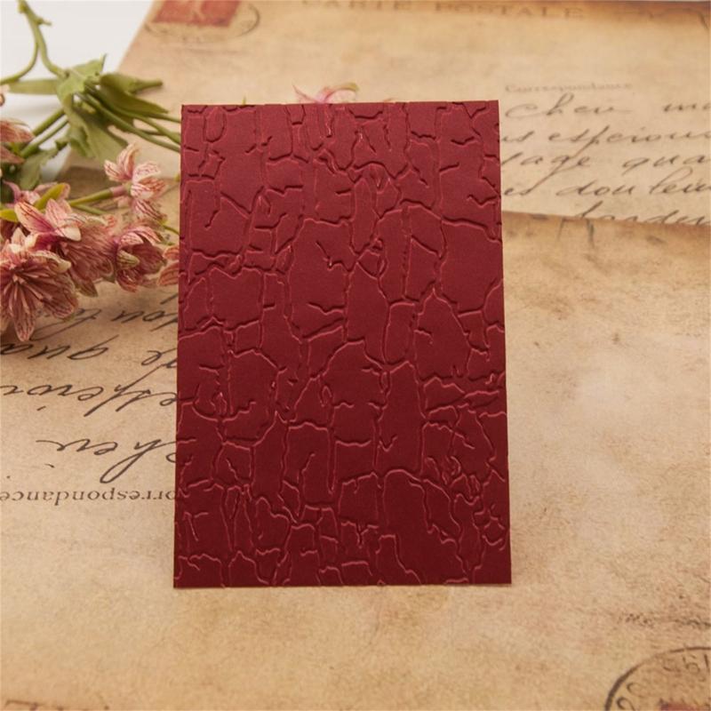 Crafting Stamping Plate for Handmade Projects Sturdy Plastic Texture Art Tool