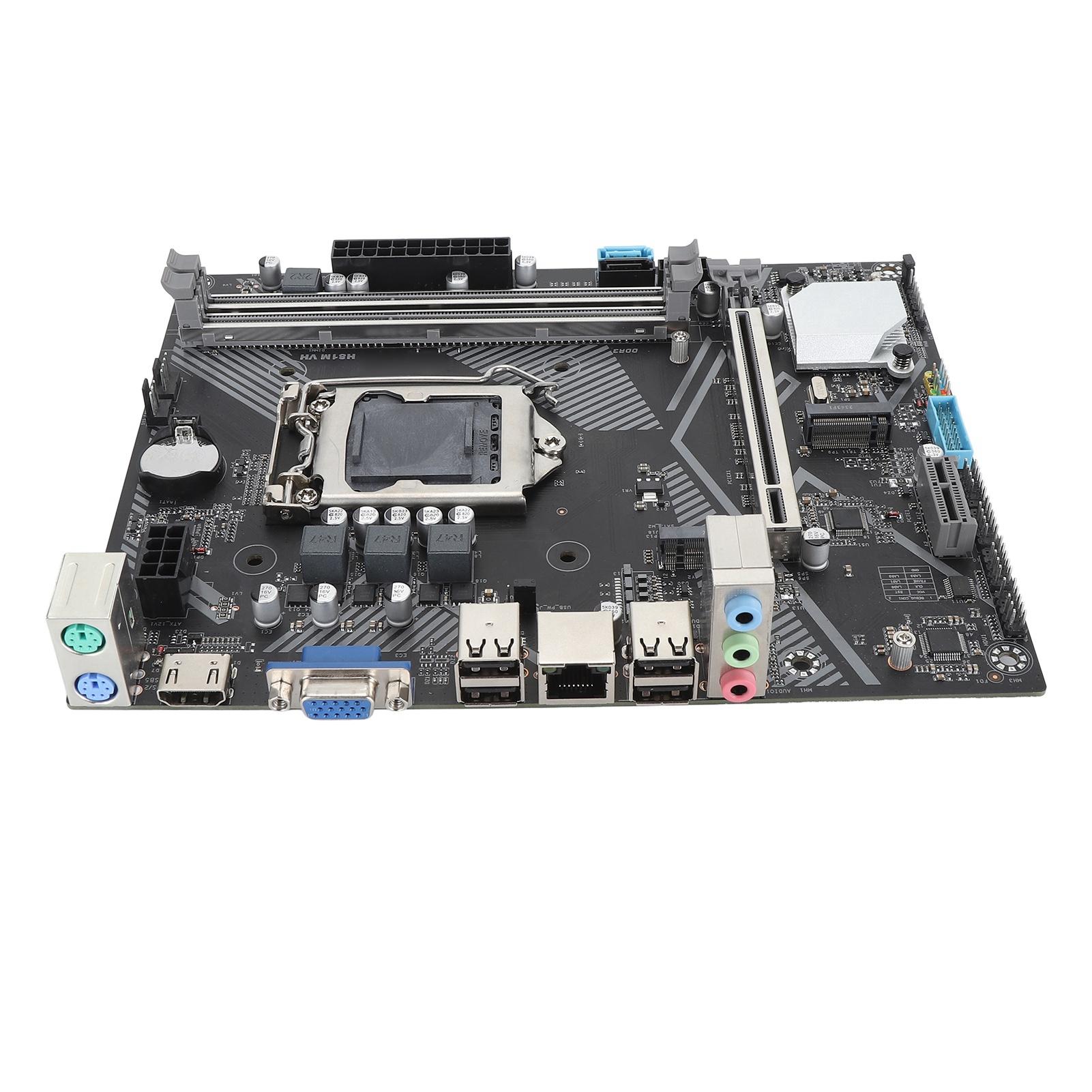 

Материнська плата H81M VH для комп ютера DDR3 USB2.0 SATA3.0 Підтримка M.2 NVME LGA1150 Майнінгова материнська плата для