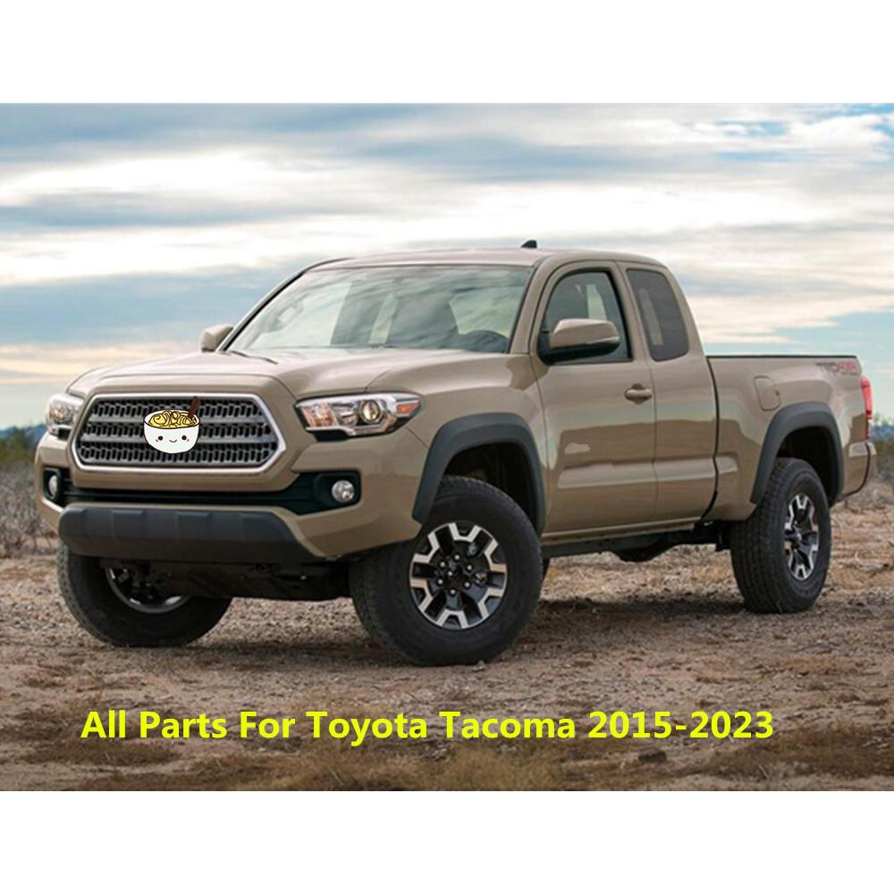 For Toyota Tacoma 2015 2016 2017 2018    2022 2023 Body Cover Trim Front Head Fog Light Lamp Frame Sticker