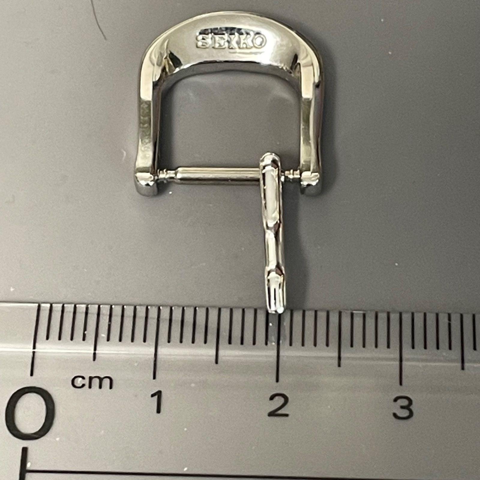 Used Seiko SEIKO Logo Buckle 12mm Silver Stainless Steel Dolce Spirit Alba ALBA Chariot Presage Solar Belt Replacement Pin Buckle Parts Silver 1