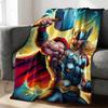 Marvel The Incredible Hulk City Explosion Flannel Throw Blanket Gift For Marvel Fan Boy Summer Nap Throw Sofa Bed Travel Blanket
