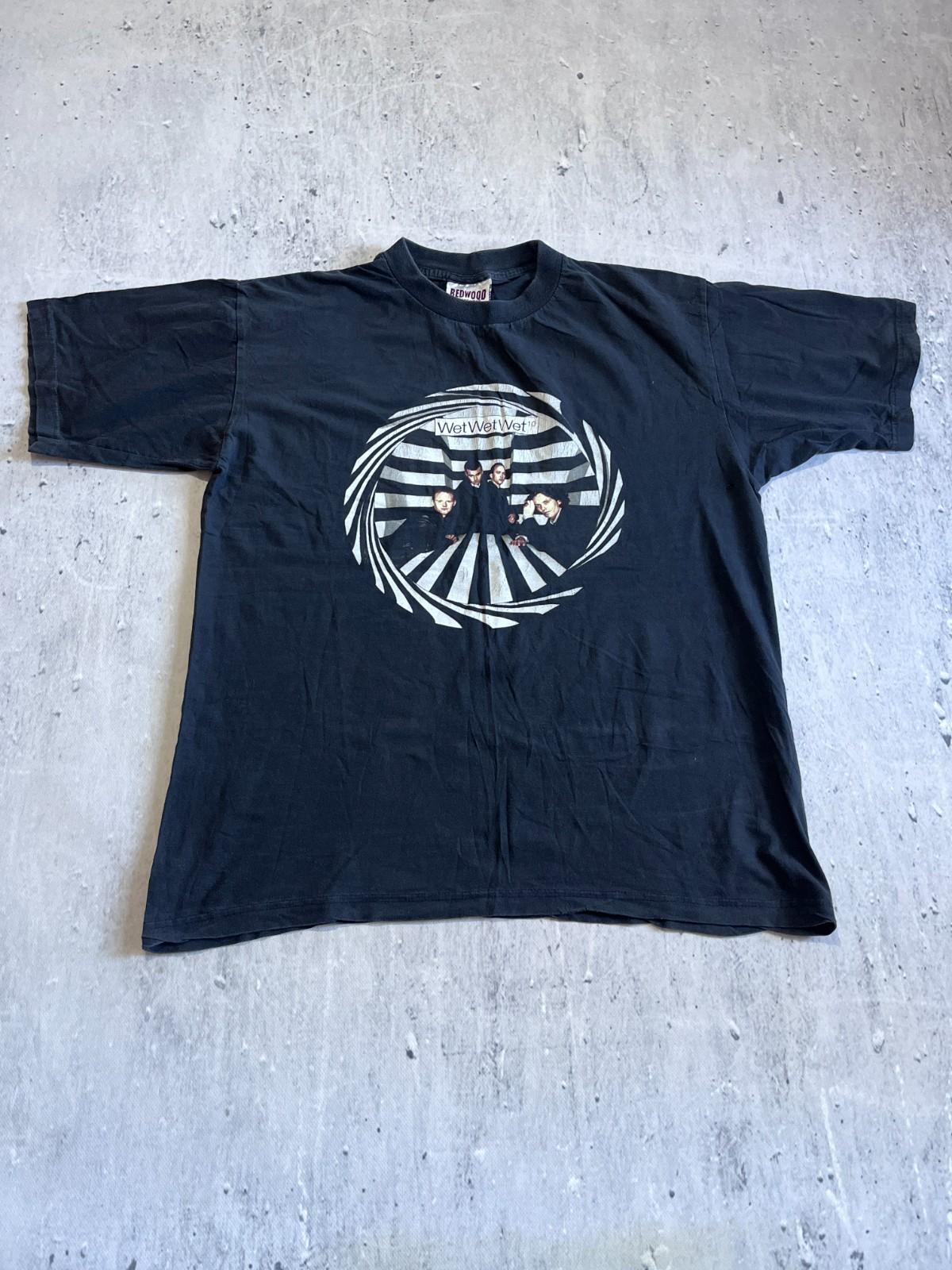 WET WET WET TOUR 1997 REDWOOD BLACK TEE SIZE XL Unisex T-Shirt S