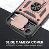 Coque pour iPhone 14 Plus - Antichoc - Rose - Protection Caméra - Support Intégré - Verres Trempés