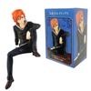 12cm FuRyu Bungo Stray Dogs Dazai Osamu Noodles Press Figure Japanese Cartoon Figurines Collection Cute Toys Kid Friendly Entertaining Fun Play Safe