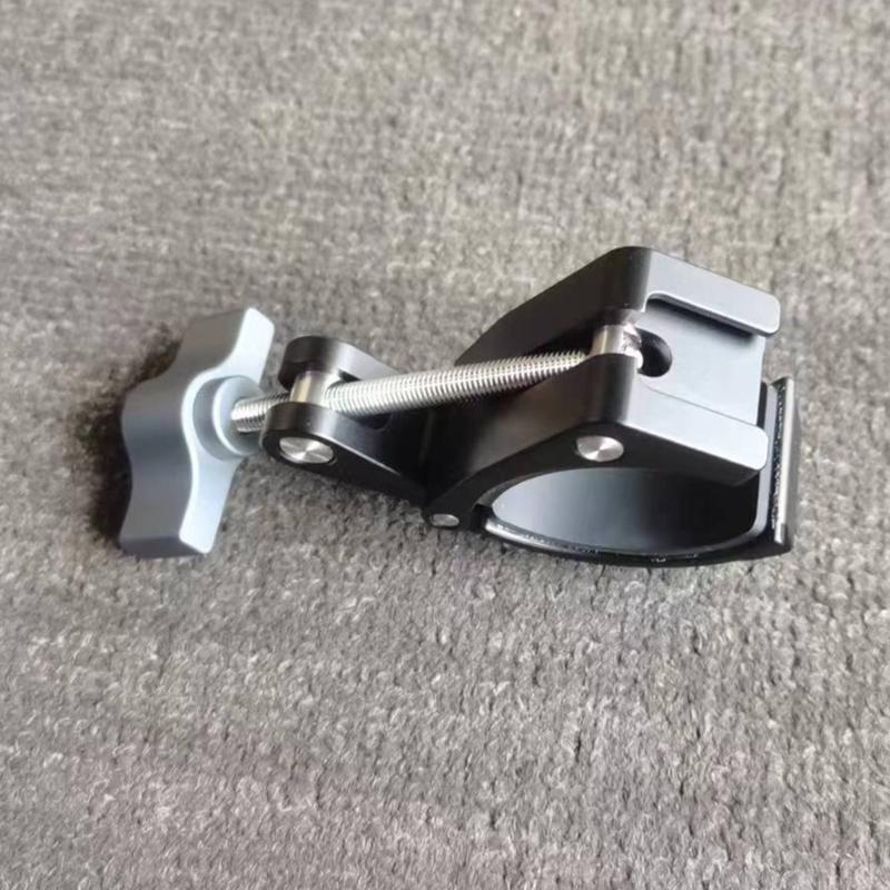Multifunctional Camera Support Clip Super Clamp with 40mm Arca Type Quick Plate for Monitors, Lights, Action Cameras
