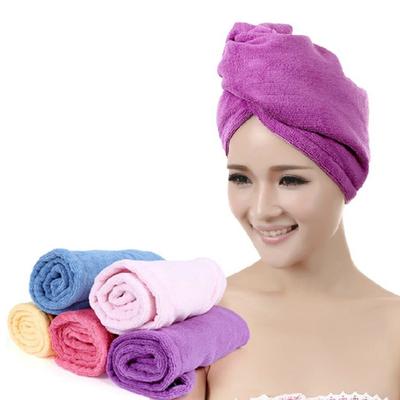 Rapid Fast Drying Hair Absorbent Towel Cap Soft Thick Shower Hat Hair Dryer New