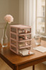 Drawer Desktop Storage Box Cosmetics Desk Dormitory Stationery Finishing Storage Box Desk Rack Artifact