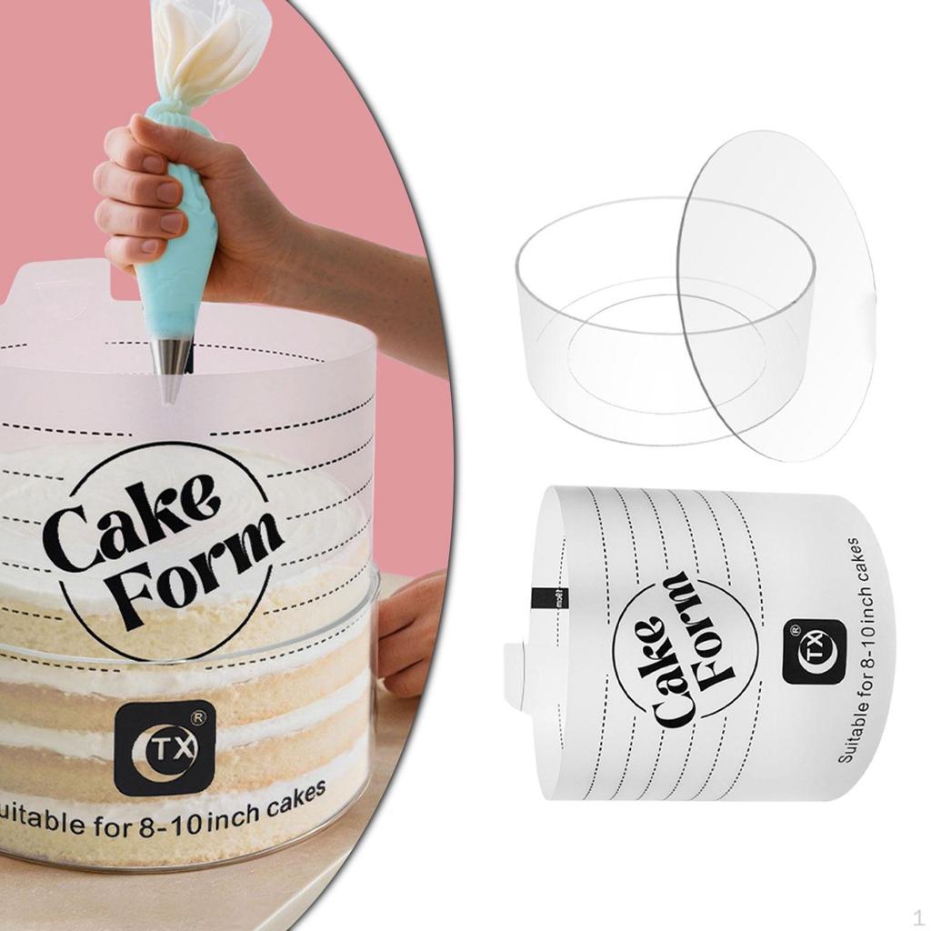 Acryl Kuchenform für Anfänger und Profis Tragbares Zubehör Backwerkzeug