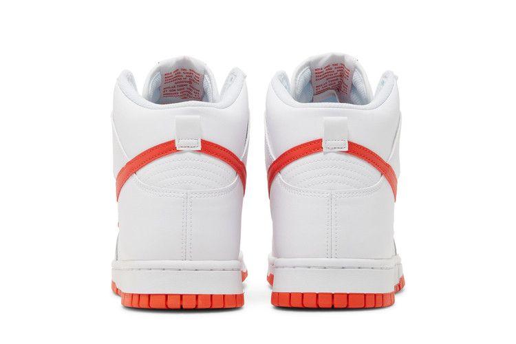 Nike Dunk High White Picante Red