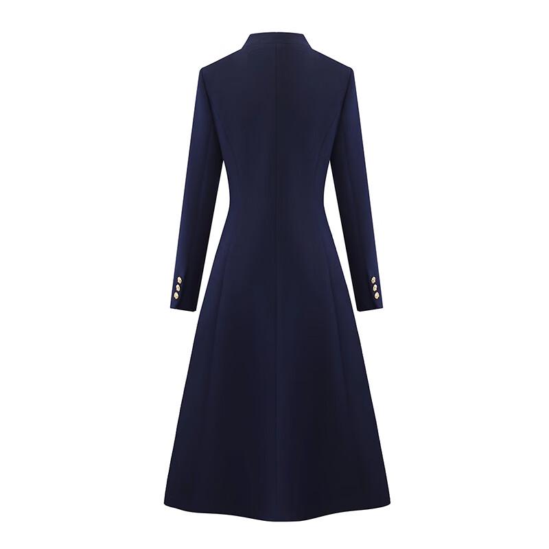 Women's Tluoman Professional Waist-Cinched Wool Blend Coat