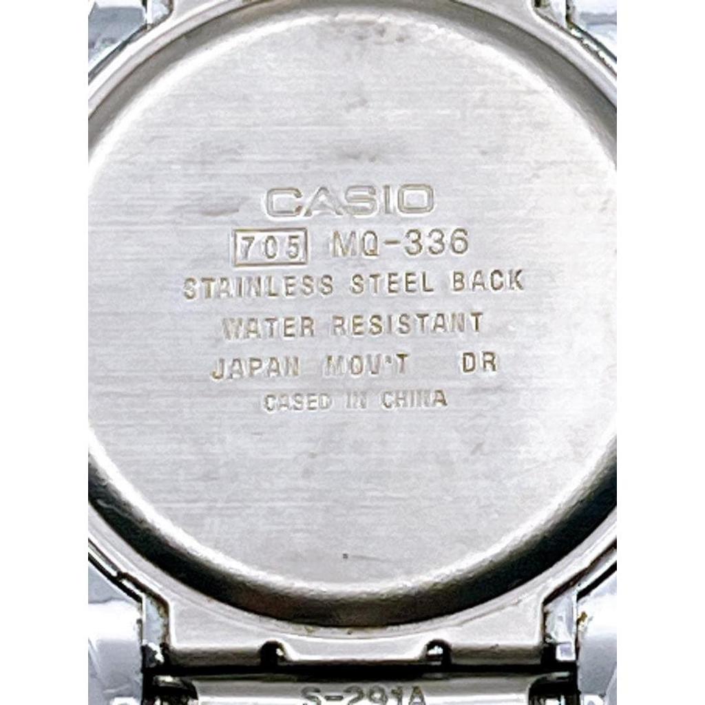 Used CASIO Watch, Working Condition, 705 MQ-336, Quartz, White