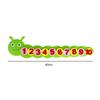 1/2pcs Caterpillar Puzzle Felt Toys Ordering Numbers Cognition Children Montessori Mathematics Early Education Puzzle Toy TMZ