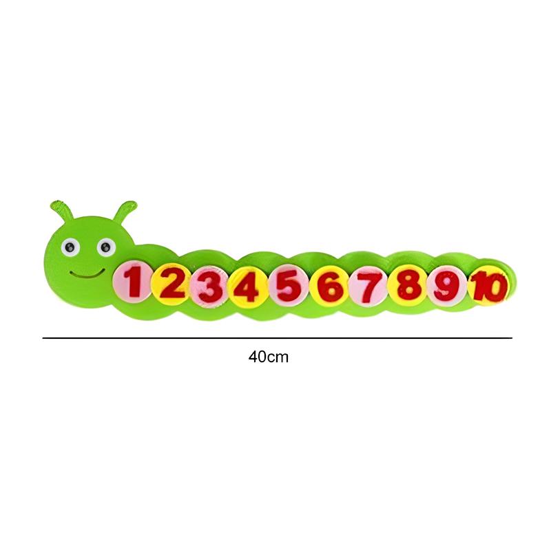 1/2pcs Caterpillar Puzzle Felt Toys Ordering Numbers Cognition Children Montessori Mathematics Early Education Puzzle Toy TMZ