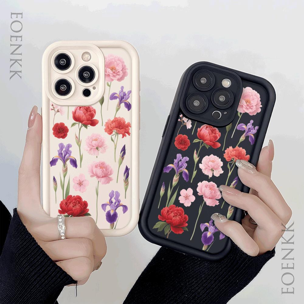 Shockproof Phone Case For Xiaomi Redmi Note 14 13 12 11 10 9 8 7 Pro/Plus Anti-Drop Protect Fashion Colorful Flower Design Cover