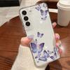 Creative Butterfly Pattern Phone Case For Samsung Galaxy S26 S25 S24 S23 Ultra S22 Plus S24 S21 FE S25 Edge Clear Soft TPU Cover