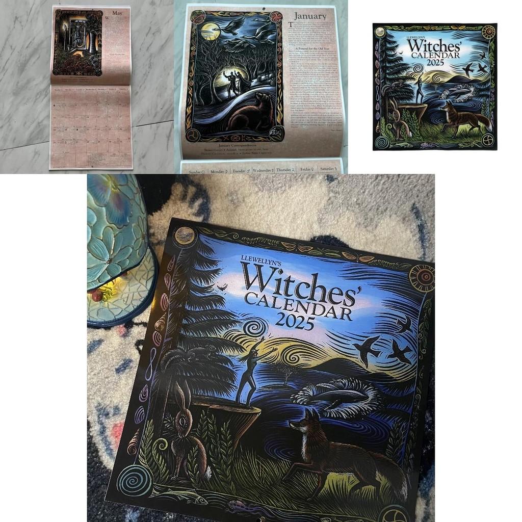 2025 Witches Calendar Captivating Witch-themed Calendar Great For Business Gifts