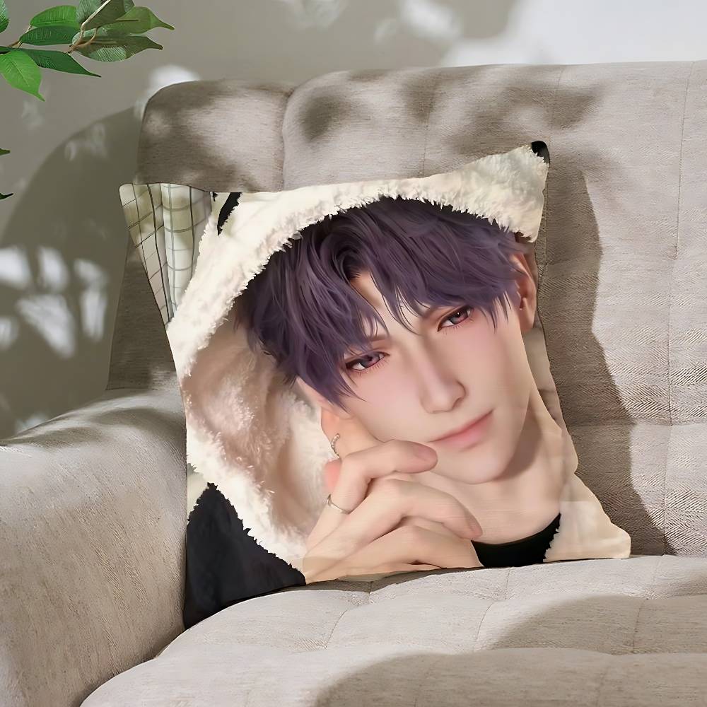 

Cute Rafayel Slove And Deep Space Customizable Square Pillowcases Stylish And Soft Perfect For Beds Cars And Sofas 40x40 cm