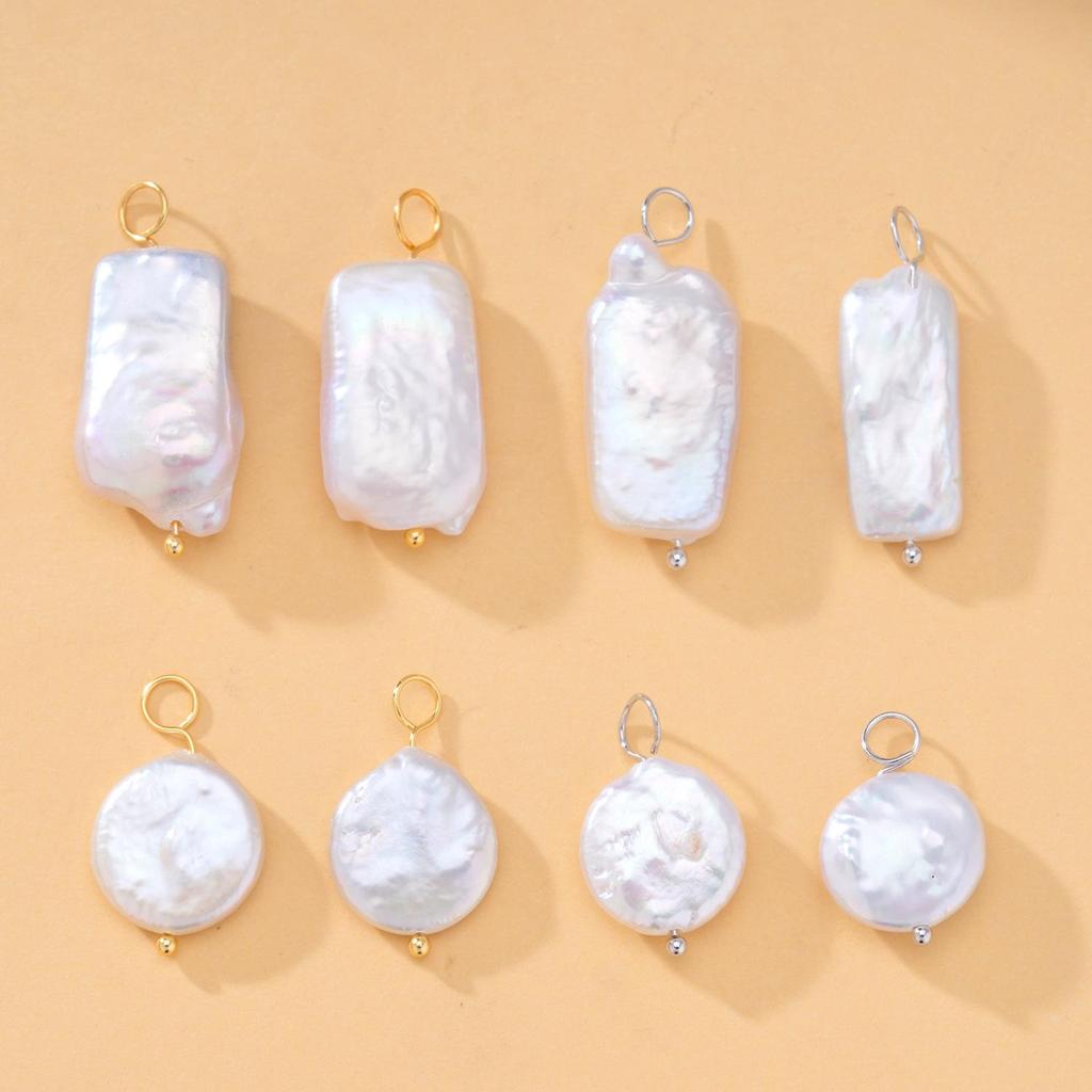 DIY přívěsek a náušnicové doplňky z ryzího stříbra s barokní perlou