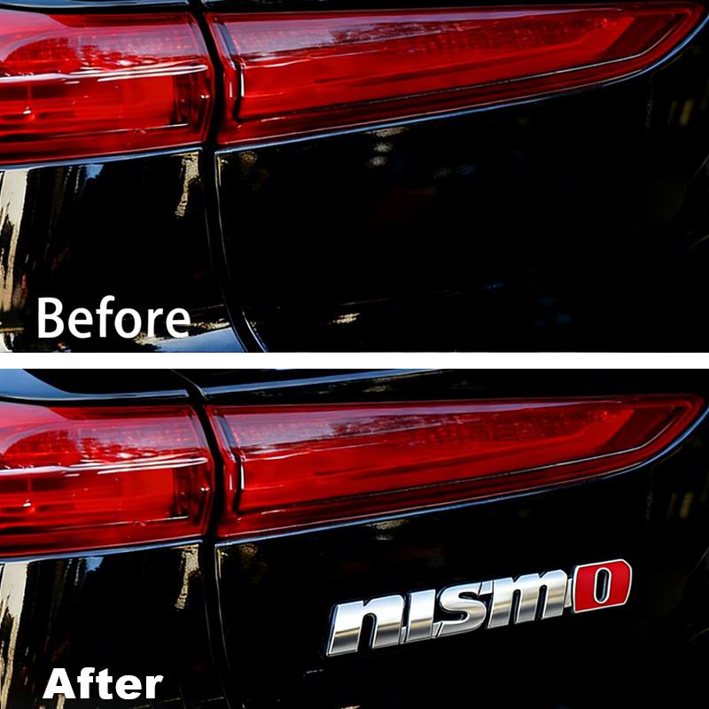 1pcs ABS Car Body Emblem Trunk Badge Sticker Decoration For Nismo Nissans Tiida Teana Skyline Juke X-trail Almera Qashqai Goods