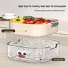 Plastic Double-Layer Vegetable & Fruit Drain Basket Set