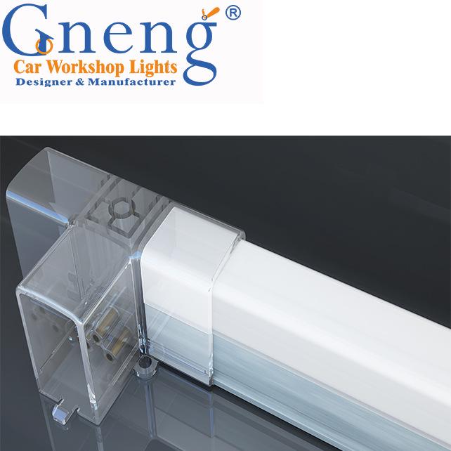 Hexagonal Honeycomb LED Ceiling Light for Garage, Gym, Barber Shop, Supermarket - Energy-Saving Lighting.