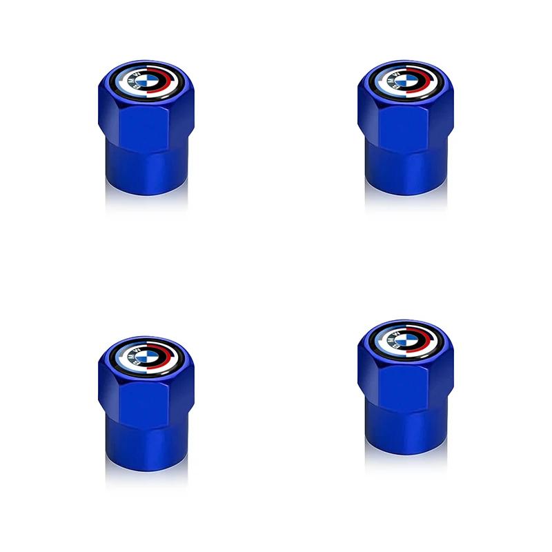 For BMW E34 E394Pcs Car Wheel Tire Valve Caps Air Stem Covers Accessories For BMW M E46 E39 E70 F10 F20 F30 X5 X6 X1 M3 M5 M6 E71 F01 F02 F87