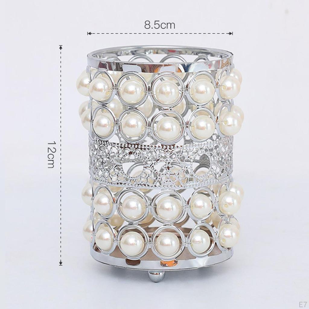 Brush Holder Makeup Cosmetic Organizer Decoration Desktop Pen Pencils for Women