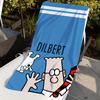 D-Dilbert Towel Quick Drying Beach Towels Are Suitable For Swimming Pools Camping Yoga And The Gym