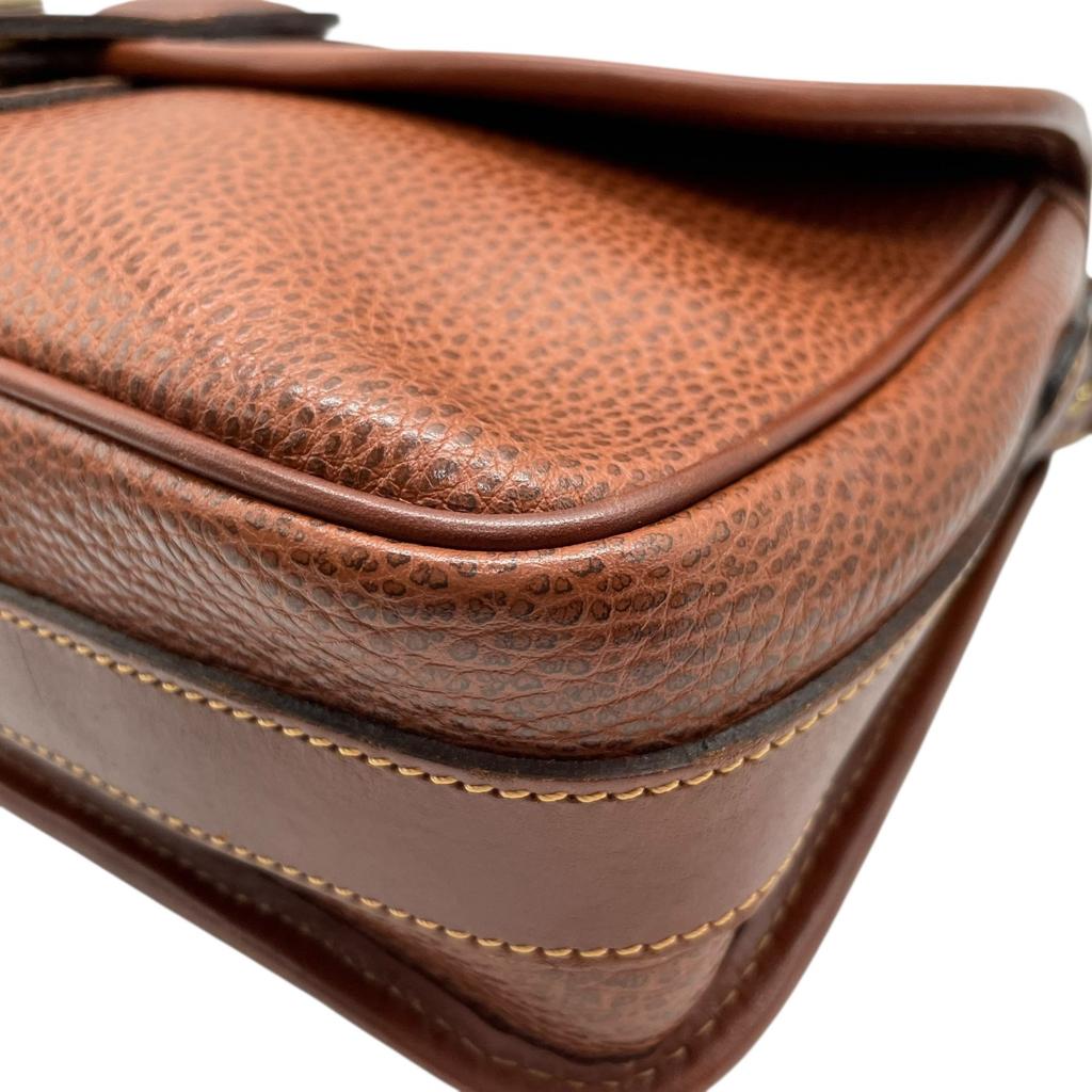 Used COACHShoulder Bag Brown leather unisex