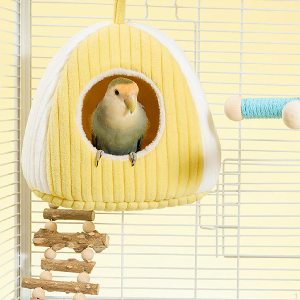 Vogelnest für Käfigbett Bequemes Sittichzubehör Komfortabel mit Matte Papageienhaus