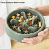 Prevent Choking Slow Eating Dog Bowl PP Material Pet Puzzle Feeder Pet Feeding Bowl  for Dog Cat