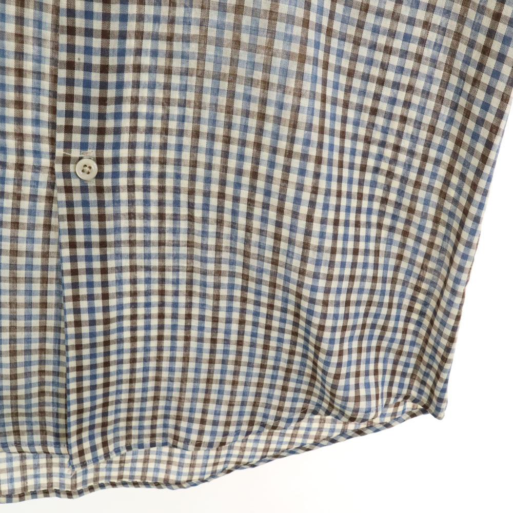 BIG MAC 70s Check Pattern Long Sleeve Shirt M JC Penney Old Vintage Men's Used