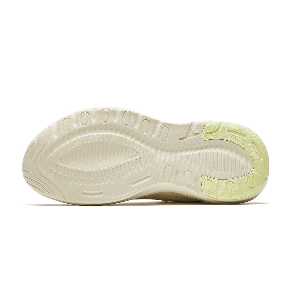 Anta Textile, Synthetic Leather Low top Versatile Training Shoes Women's Light Beige White 922617704Q-2