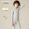 FENTENGCARE Kids' 100% Cotton Thermal Underwear Set