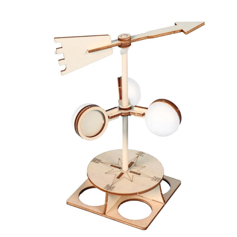 Handmade Diy Science Project Kit Creative Wind Vane Technology Small Production Science Experiment Toy Gifts For Children Adults