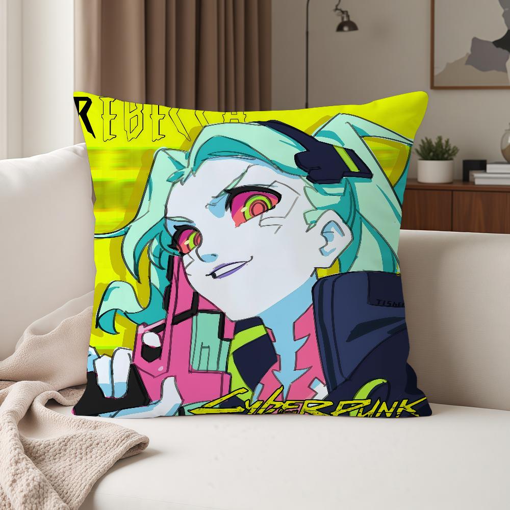 Game Samurai Ccyberpunk Rebecca Pillow Case Suitable For Bedrooms Living Rooms Cars Home Decoration