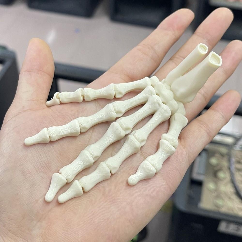Flexible Joint Skeleton Hand Realistic Design Zombie Festival Props Party Decoration