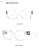 European & American Street Style Square Sunglasses for Men & Women - Z1165E