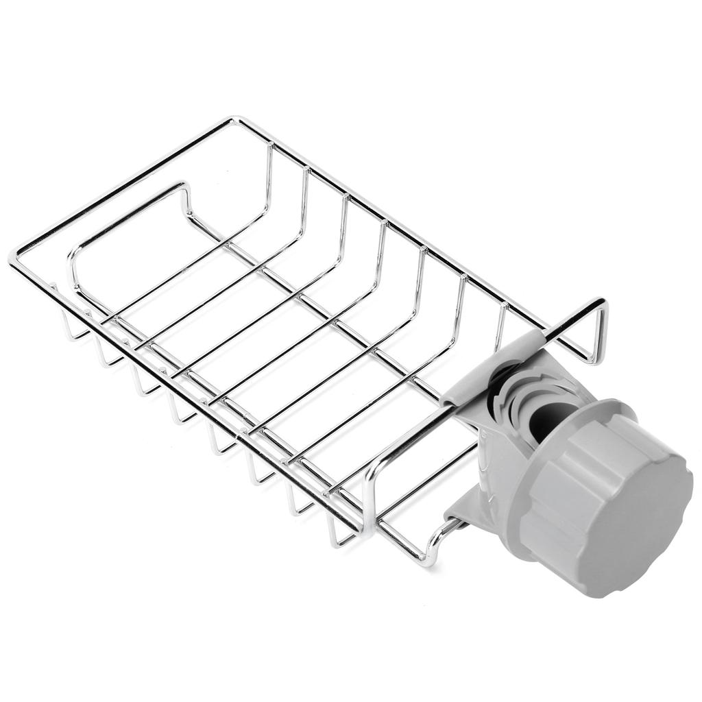 Spülbecken Hänge-Aufbewahrungsregal Edelstahl Wasserhahn-Klammer Abtropfregal Geschirrtuch-Organizer