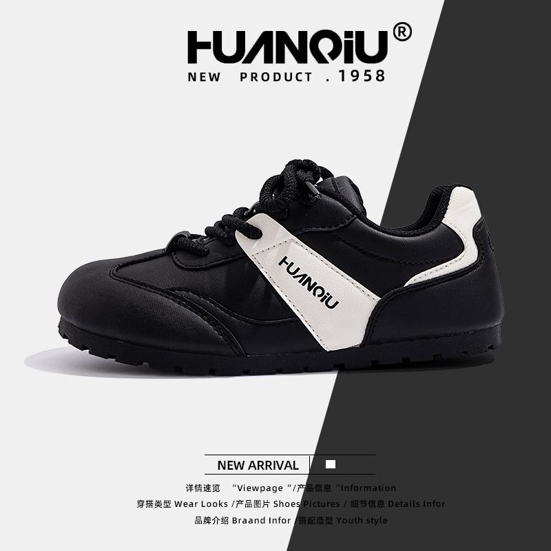 Global wear-resistant moral training shoes women's 2025 new summer models versatile flat-bottomed niche lightweight casual board shoes ZHQ9081