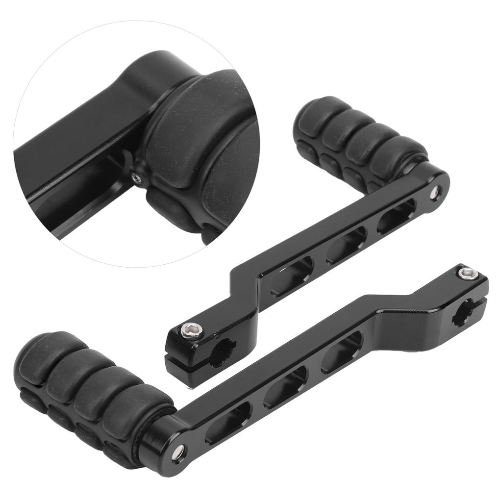 2pcs Motorcycle Shift Lever Heel Toe Shifter Aluminum Accessory Fit for Trike Models 2008 Later