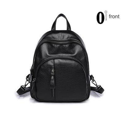 Rucsac antifurt din piele PU moale, geantă de umăr vintage pentru femei, mini rucsac de călătorie, genți de școală fete