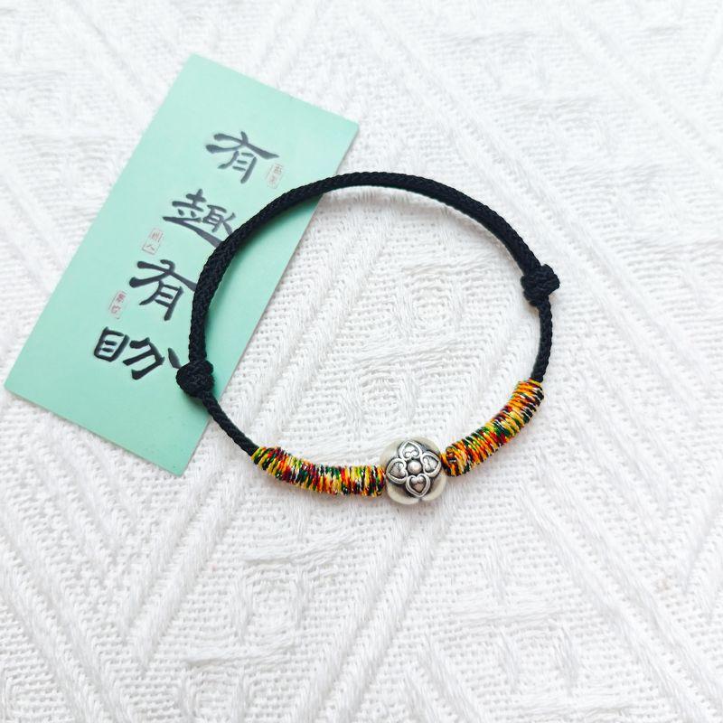 

Чистое серебро 999 Удачная хурма Ремешок Женский плетеный красный шнурок Браслет Года Судьбы Пара Подарки для девушки Серебряные украшения