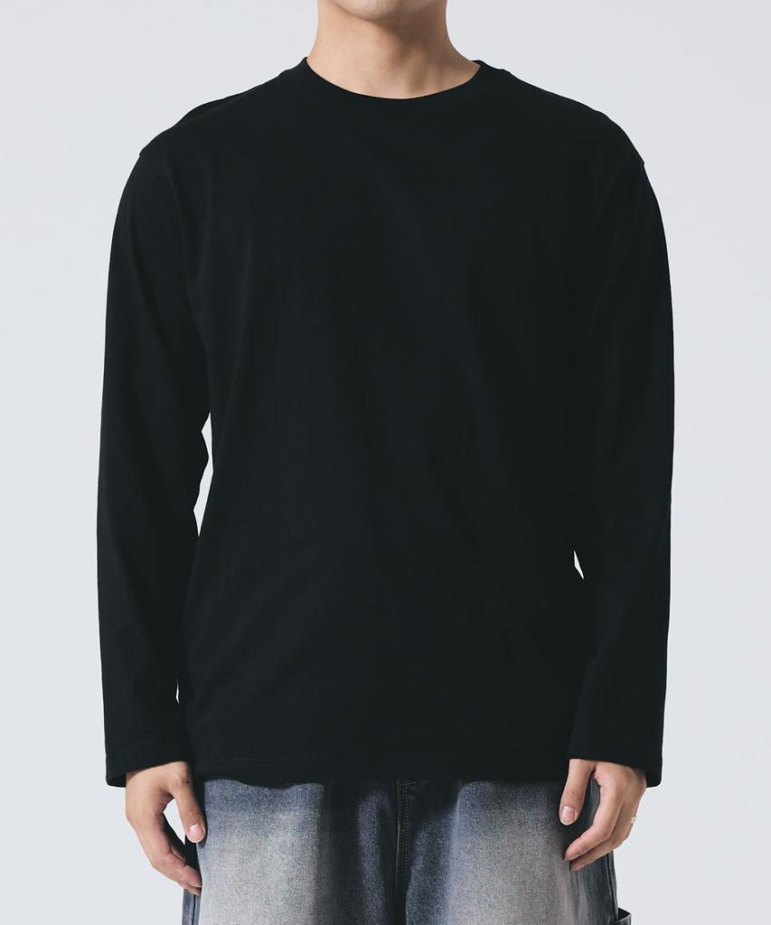 PENDULUM Essential Heavy Cotton Long Sleeve Tee - 2 Types (Lr5Tu570_Lr5Tu571)_2Color