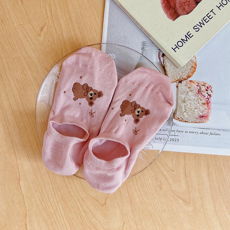 Female Summer Thin New Lovely Sweet All-go Breathable Invisible Student Boat Socks